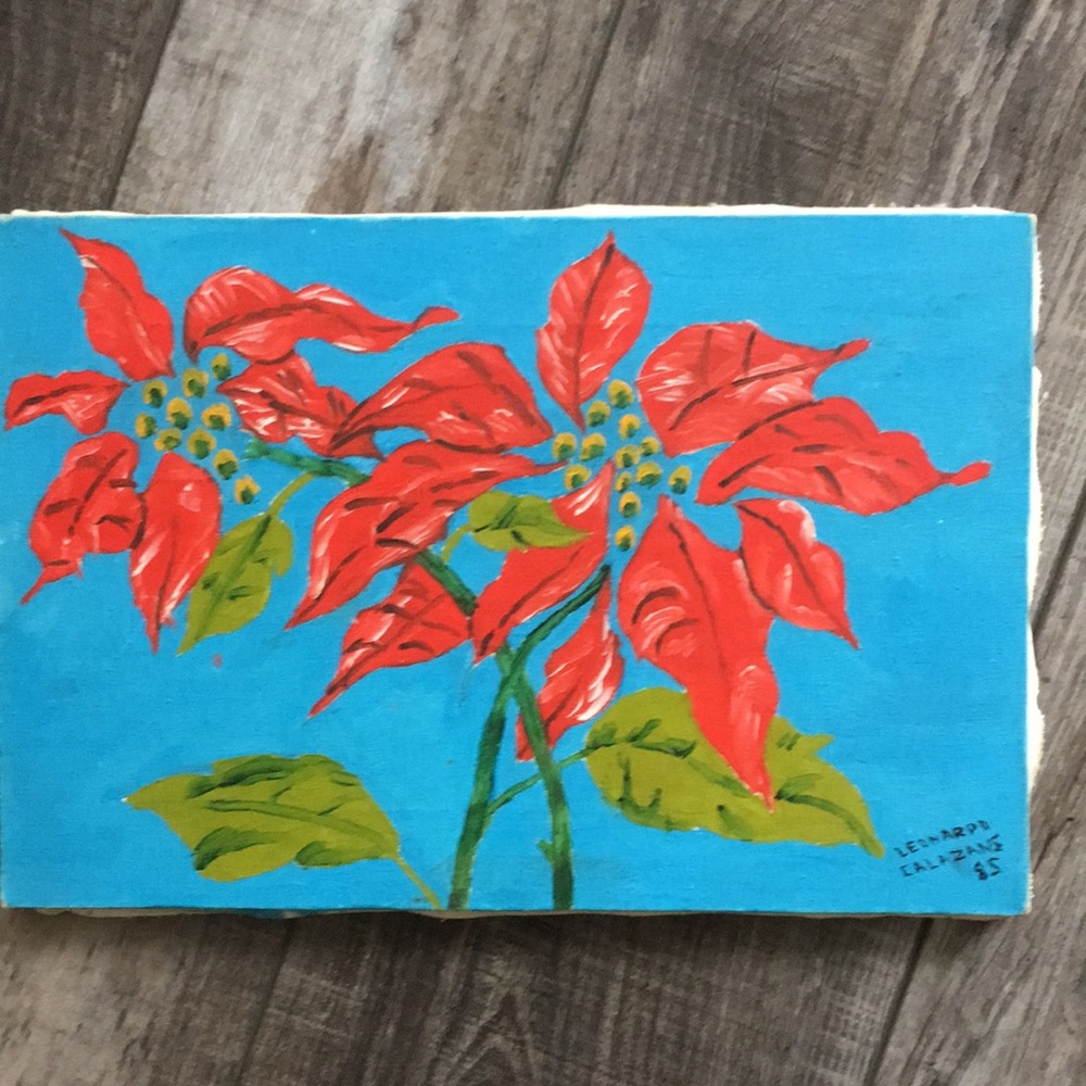 Vintage signed original oil painting